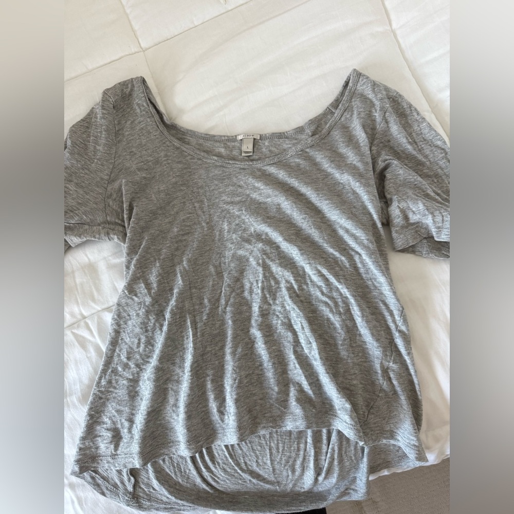 J Crew oversized gray t shirt